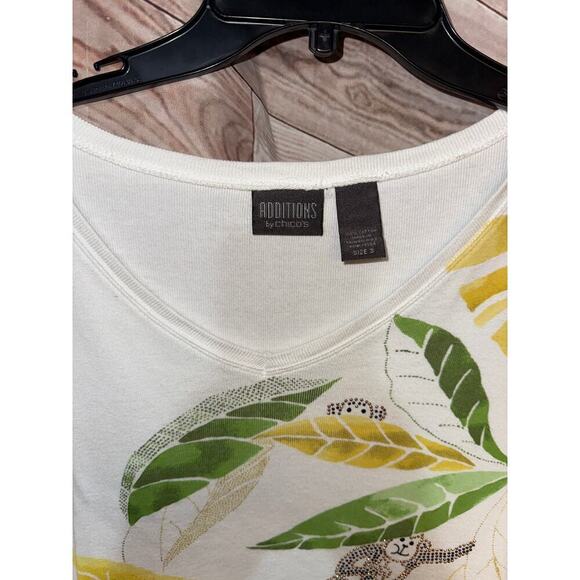 CHICOS studded monkey top size XL - Picture 3 of 5